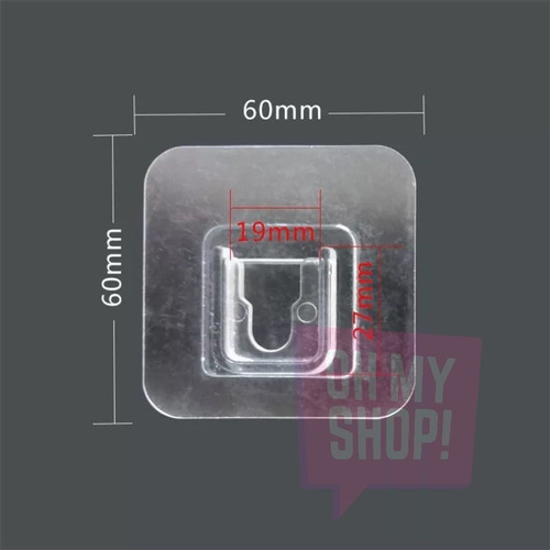 Imagen 5 de 10 de Enganche Clip Para Colgar Multiuso Percha Pack X 2 Adhesivo