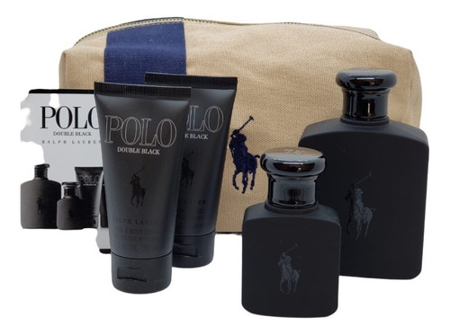 Polo Double Black 125ml+40ml+neceser Original !