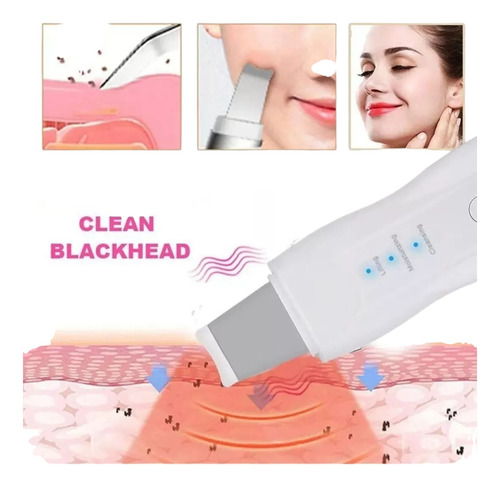 Limpiador Ultrasonico Masaje Facial Digital Peeling Lifting