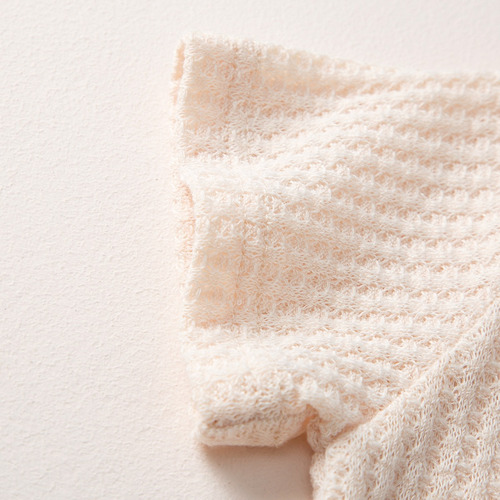 Mameluco Verano De Algodón Estido Osito Para Bebé De 3-18m Beige 9-12 M