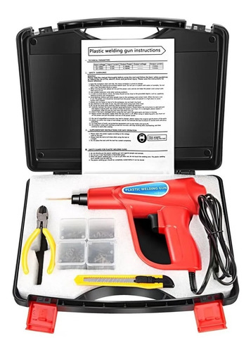 Imagen 3 de 4 de Kit Pistola Soldadora 220v Reparacion Paragolpes Plasticos