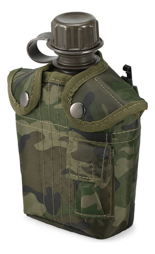 Botella Militar 1l Para Acampar Senderismo Supervivencia Con