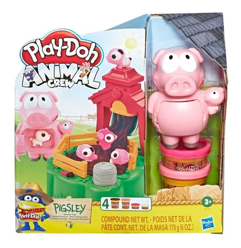 Play Doh  Animal Crew Pigsley 4 Masitas Con Envio Gratis 