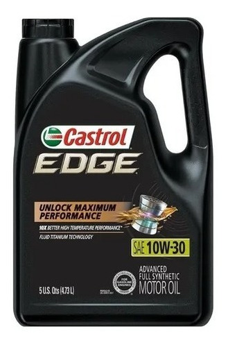 Aceite Castrol Edge 10w30 100% Sintetico Garrafa 4.73lt