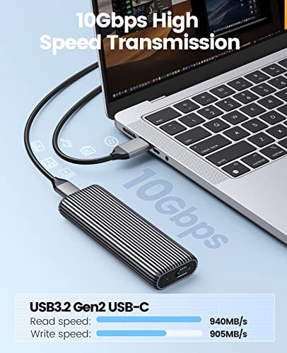 Adaptador Orico M.2 Nvme Ssd Con Carcasa De Aluminio Sin Her