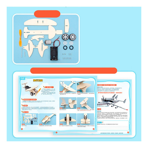Fweaad De Modelo De Avión De Madera Ciencia Educativa Diy