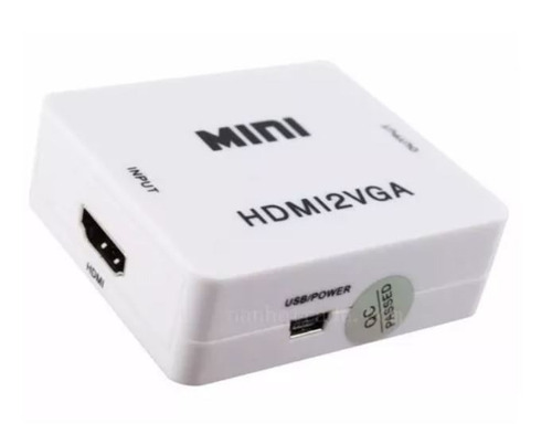 Cable Adaptador Conversor Hdmi A Vga Audio Apto Notebook
