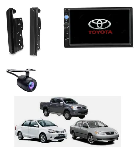 comprar Central Multimídia Corolla \u002F Hilux 2 Din2005 2006 2007 2008 