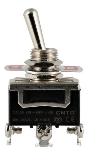 Interruptor Cola De Rata 1p+2t On-off-on Estable C513b Cntd