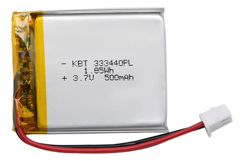 Bateria De Polimero De Litio 333440 34*40*3,3 Mm 3,7v 500mah