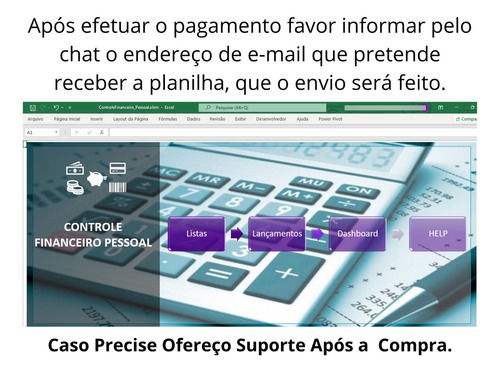 Planilha Excel Controle Pessoal Financeiro Completa