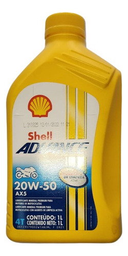 Aceite 20w-50 Moto 4 Tiempos