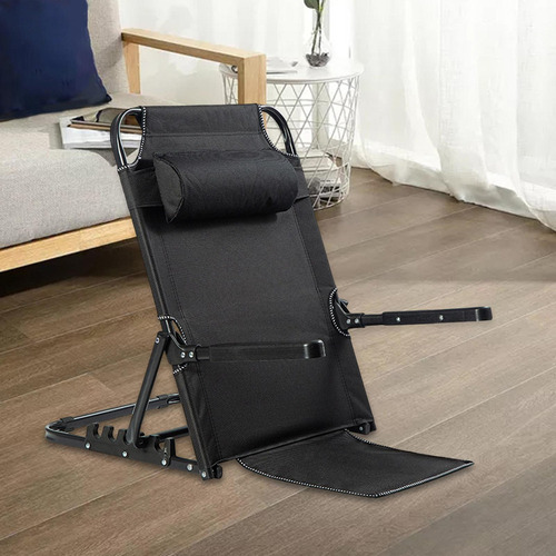 Respaldo De Cama Plegable Ajustable Lazy Floor Silla Soporte