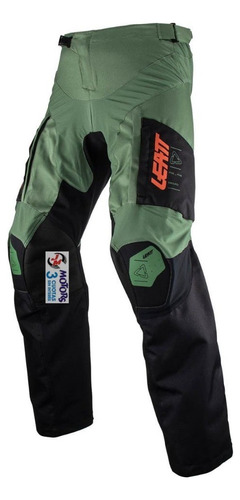 Jm Pantalón Leatt Pant Moto 5.5 Enduro Verde Cactus