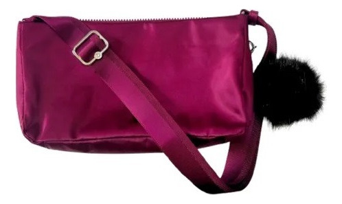 Bolsa Kipling Jacy Color Lavish Purple Satin 100% Original Fiusha Obscuro Lisa Fiusha Obscuro