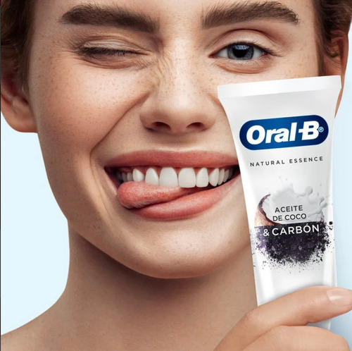 Pasta Dental Oral-b Natural Essence Herbal Mint Con Aceite D