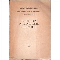 Libro La Cultura En Buenos Aires Hasta 1810 Trenti Rocamora