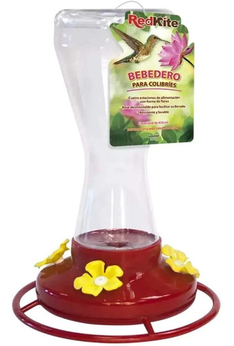 Alimentador Bebedero Para Colibrí 470ml Natural