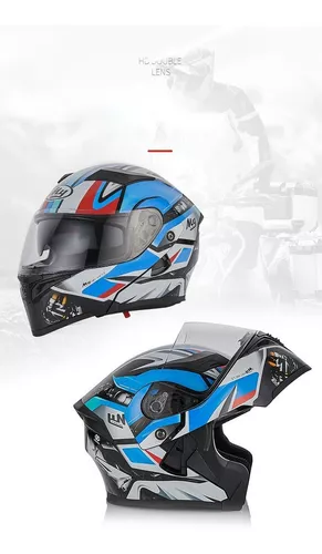 Bluetooth Integrado Modular Flip Up Casco De Motocicleta