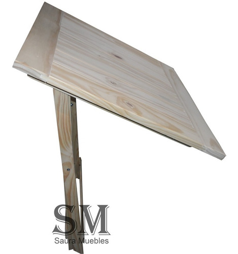 Mesa Plegable De Pino Madera Maciza70x70 Jardin Interior Bar