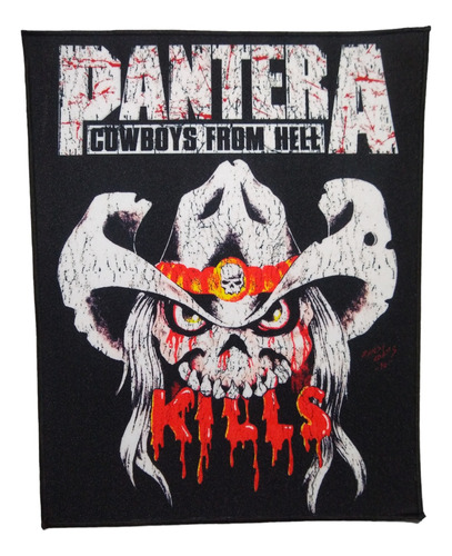 Espaldera Pantera Cowboys From Hell Kills Maniametal