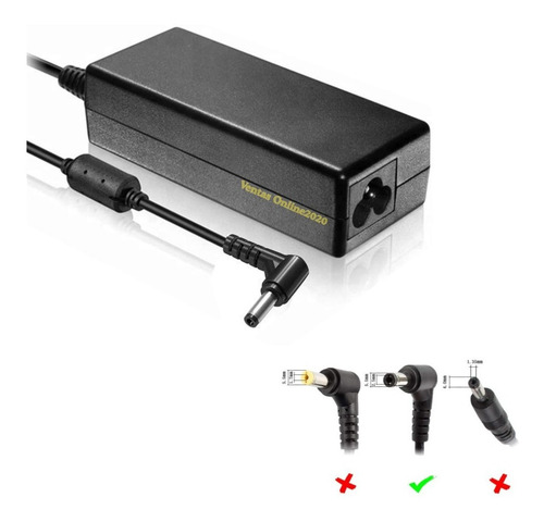 Imagen 3 de 10 de Cargador Para Portátil Toshiba L840 L840d L845 L845d Series