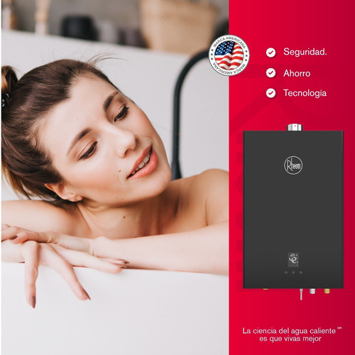 Calentador De Agua 16lt Wifi Gas Natural Tiro Forzado Rheem