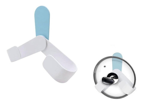 Imagen 1 de 7 de Soporte Tapa Olla Colgador Plegable Organiza Ordena Cocina