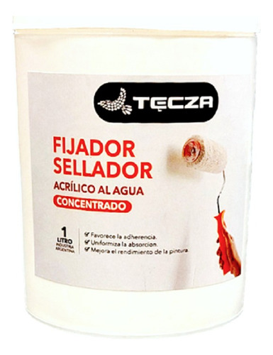 Sellador Fijador Concentrado  Al Agua 1 + 3 -  1 Litro 