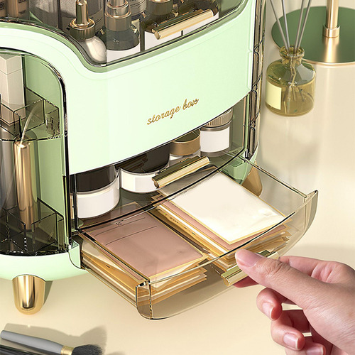 Estuche Para El Cuidado De La Piel Elegante Verde Claro