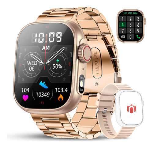 Reloj Inteligente Hombre Smartwatch Mujer Deporte Bt Llamada