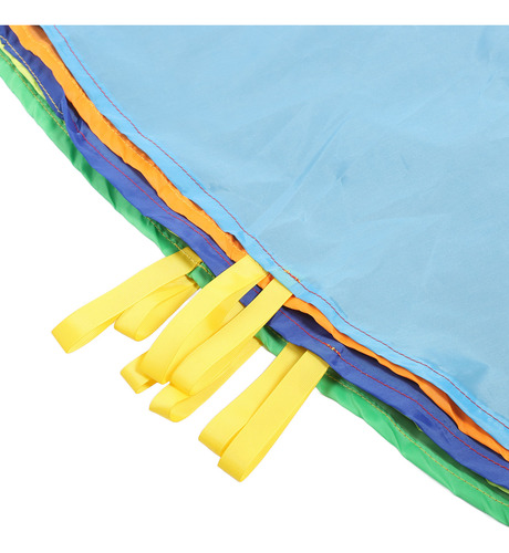 Los Niños Juegan A Parachute Rainbow, Ejercicio Físico Senso