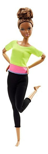 Barbie Made To Move Doll Yellow Top