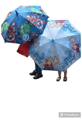 Paraguas Disney Para Niños Con Protección Uv 