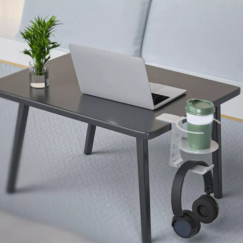Soporte Para Vasos Con Pinza De Escritorio, Antiderrames, Pa