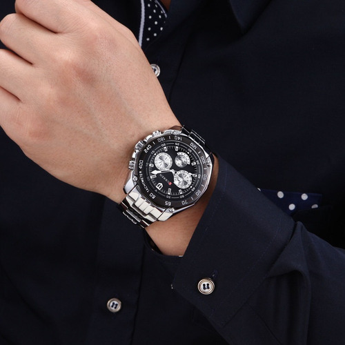 Relógio Curren Masculino Importado Original 8077 Nota Fiscal