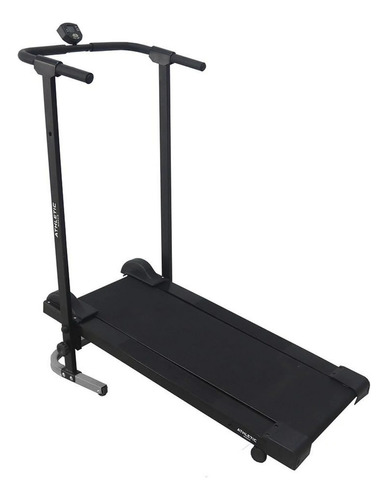 Caminadora Athletic Works Manual Con Scanner Negra Color Negro