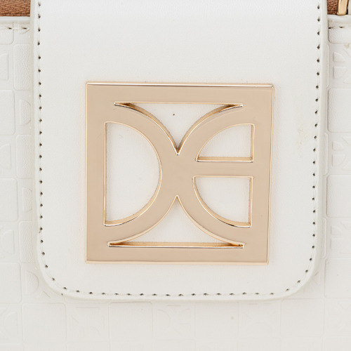 Cartera Cierre Sencillo Cloe Yemam Grande Color Blanco