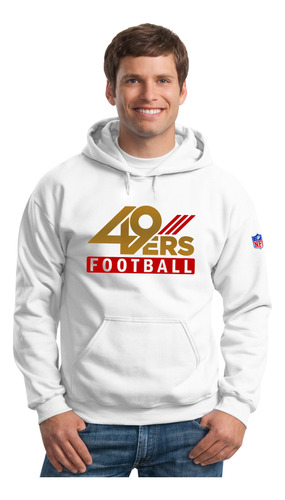 Sudadera Capucha 49ers San Francisco Niners Nfl Mod. 05 Msi