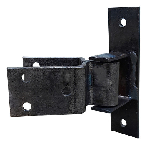 Dobradiça H 80mm Aço Forjado para Porteira Porta Portão TARZA 22 Unidades