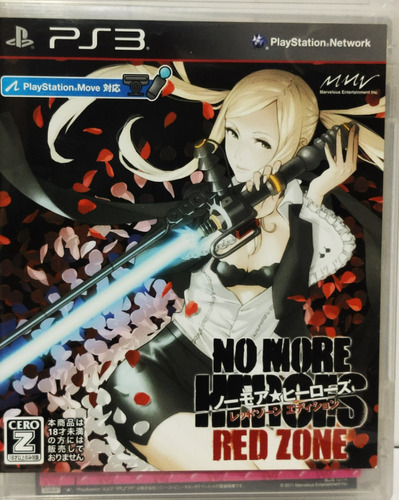 Ps3 No More Heroes Red Zone Videojuego Japones Game