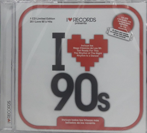 Cd I Love 90 S Interpretes Varios 2019