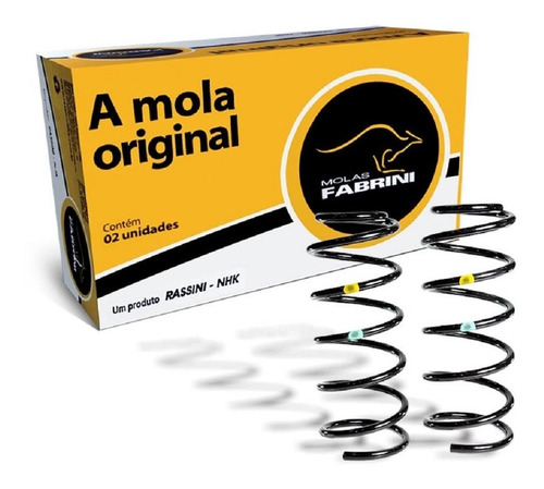 Par 2 Molas Traseiras Fabrini Troller T4 Diesel Após 2001