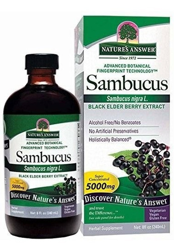 La Respuesta De La Naturaleza Sin Alcohol Sambucus Negro Vie