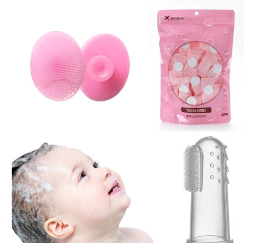 Cepillo Facial Y Dental Para La Limpieza Y Cuidado Del Bebé.