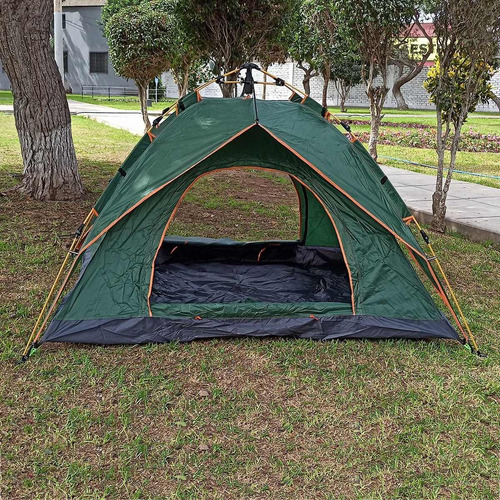 Carpa Automática 3-4 Personas Media Montaña Impermeable