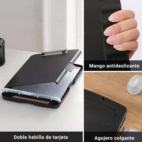 Portapapeles Papeleta Almacena Papele Tabla Clip Carta