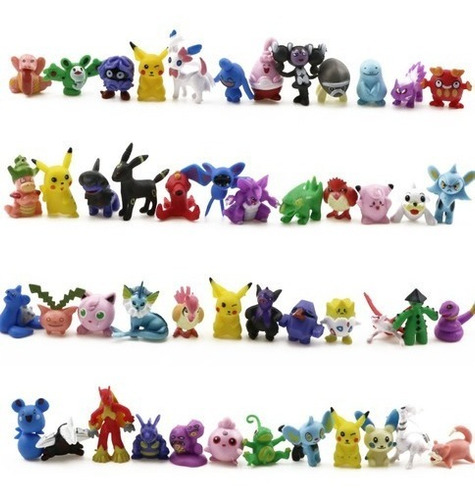 Mini Figuras De Acción Pokemón Set X24