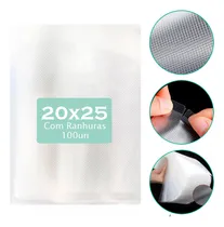 Comprar Embalagem Gofrada 20x25cm Ranhura 100un A Vacuo Bpa Free