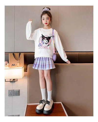 Ll Conjunto Blusas Y Faldas Kuromi For Ropa Niñas